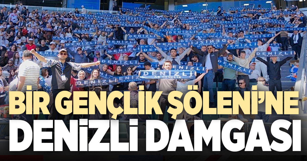 Denizlili gençler ‘Bir Gençlik Şöleni’ne damga vurdu