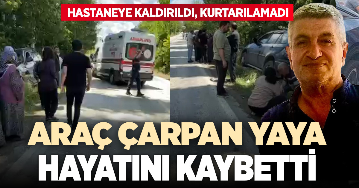 Denizli'de SUV aracın çarptığı yaya hayatını kaybetti