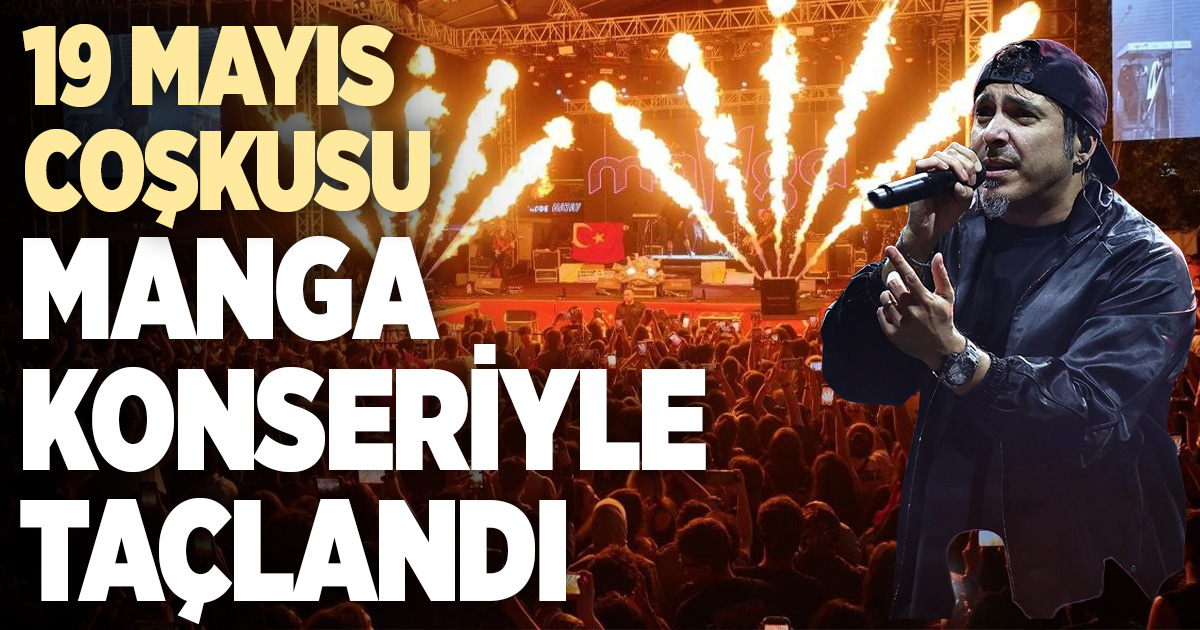 Denizli'de 19 Mayıs coşkusu Manga ile zirveye ulaştı