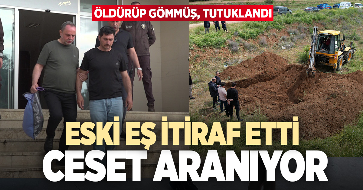 Cinayete kurban gittiği 10 yıl sonra itiraf edilen kadının gömüldüğü yerde arama çalışmaları sürüyor