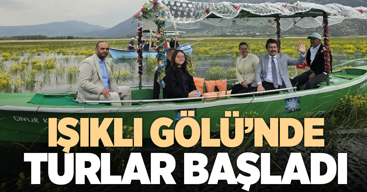 Çivril’de nilüfer turları başladı