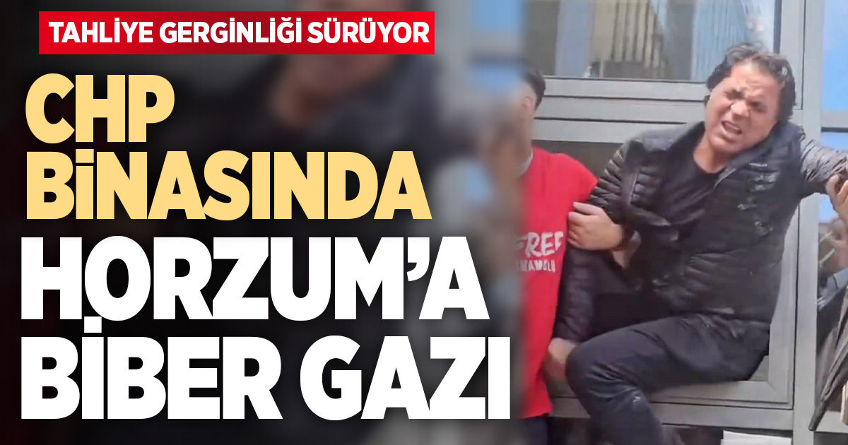 CHP Genel Merkezi’nde tahliye gerginliği devam ediyor: Denizli İl Başkanı Horzum fenalaştı