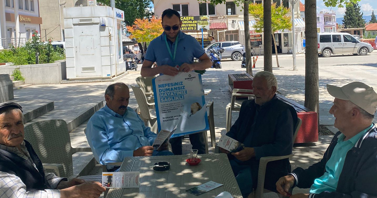 Çal’da Dünya Tütünsüz Günü kapsamında bilgilendirme