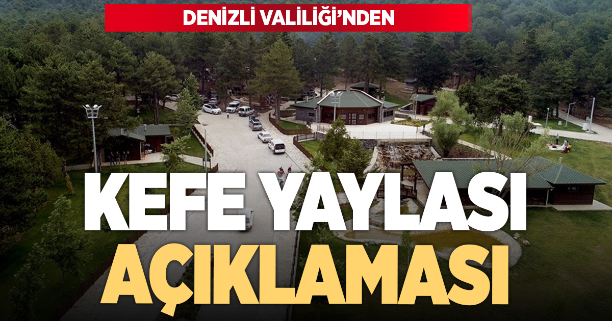 Kefe Yaylası’ndaki tahsis krizi ile ilgili valilikten açıklama