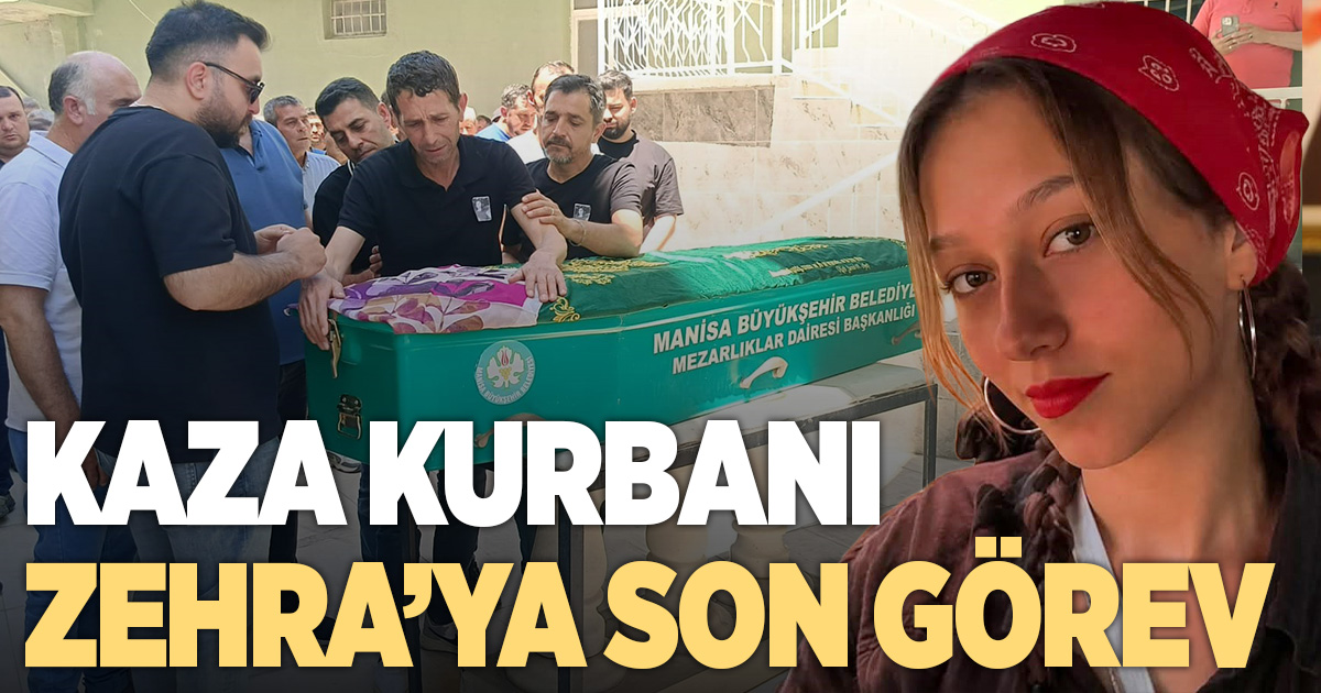 Mezuniyete giderken otobüs kazasında ölen Zehra gözyaşlarıyla uğurlandı