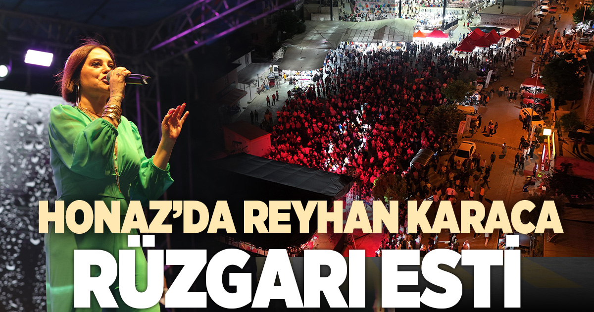 48. Geleneksel Honaz Kiraz Festivali'nde Reyhan Karaca Rüzgarı
