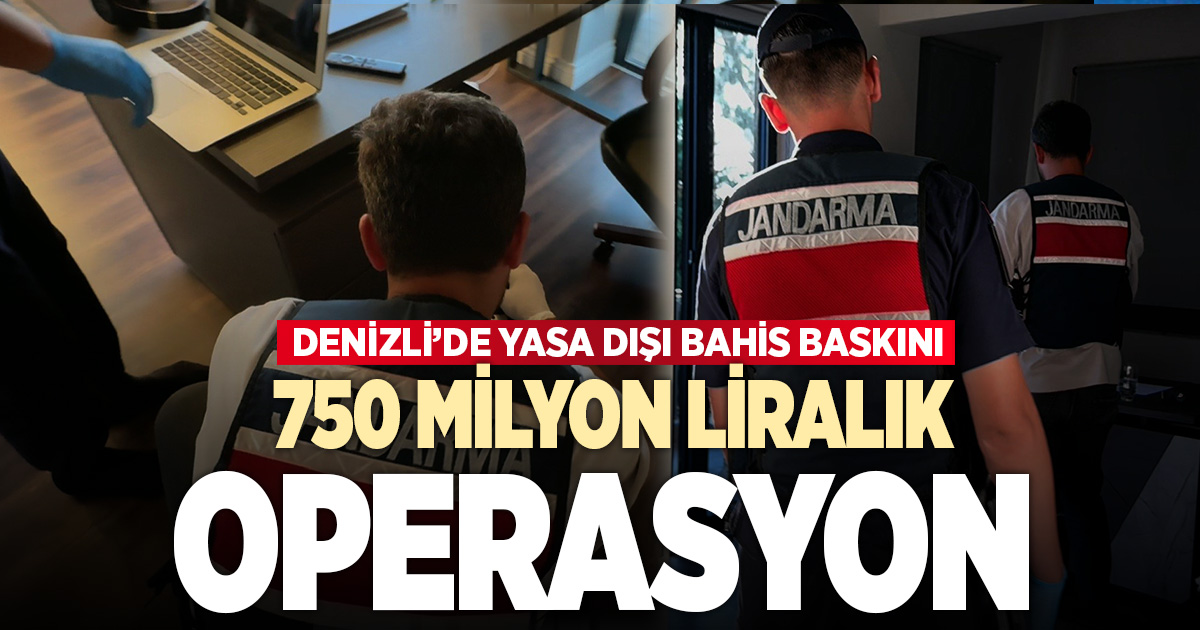 Burdur merkezli 750 milyon liralık yasa dışı bahis operasyonu: 9 gözaltı