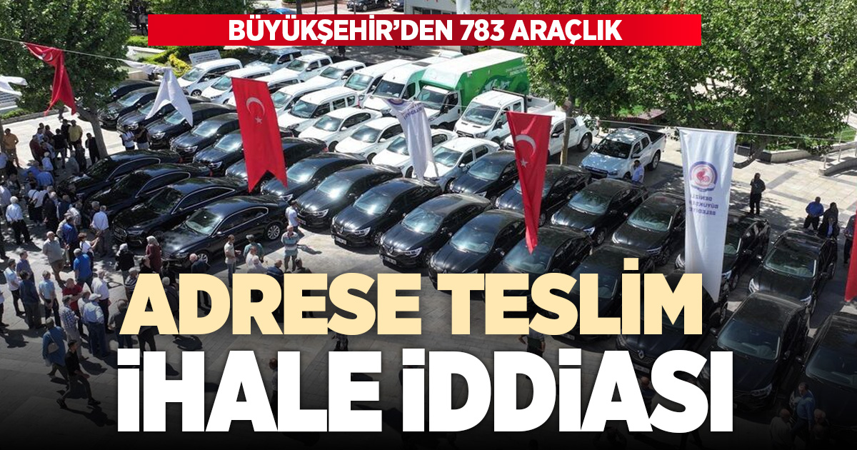 Büyükşehir’den 783 araçlık, adrese teslim ihale iddiası
