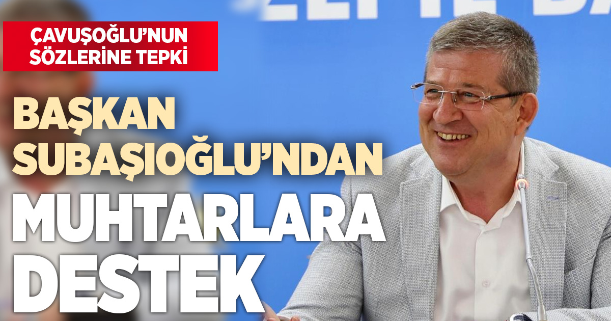 AK Parti İl Başkanı Subaşıoğlu’ndan muhtarlara destek
