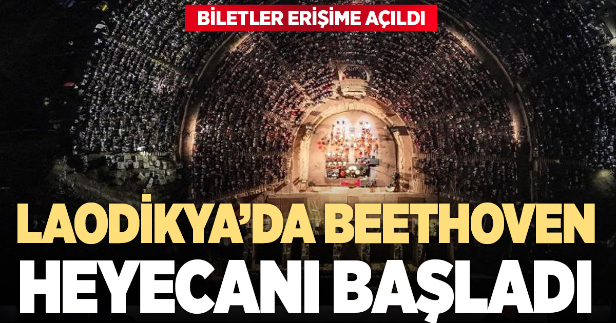 Beethoven’ın 9. Senfonisi için biletler erişime açıldı