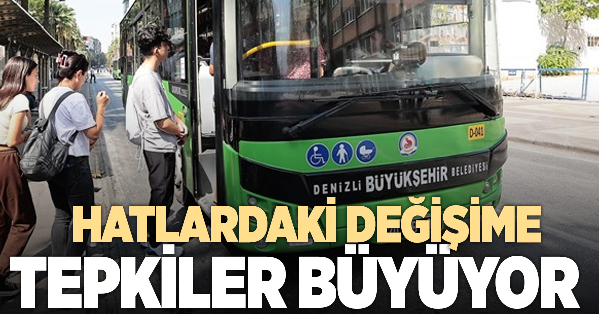 Otobüs hatlarındaki değişimlere tepkiler büyüyor