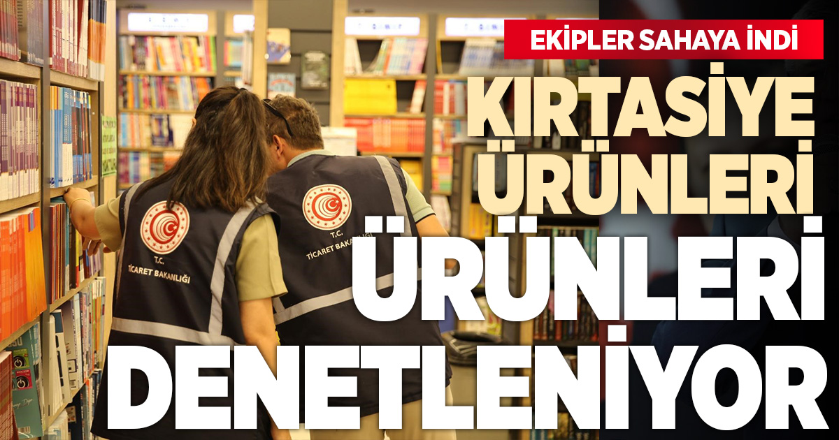 Denizli'de kırtasiye ve okul ürünlerine yönelik denetimler yoğunlaştırıldı