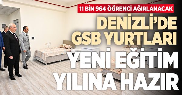 GSB yurtları yeni eğitim öğretim dönemin hazır