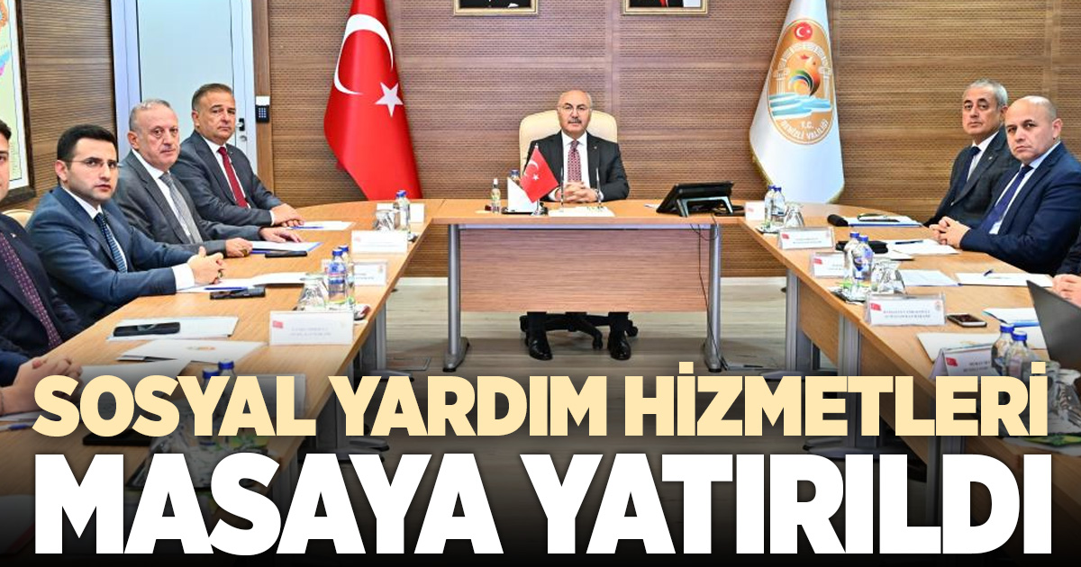 Denizli'de sosyal yardım hizmetleri masaya yatırıldı