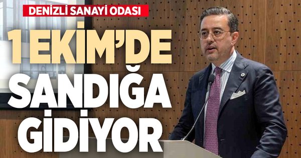 Denizli Sanayi Odası 1 Ekim’de sandık başına gidiyor