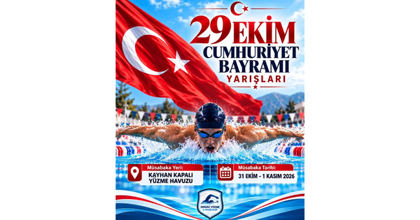 Denizli’de Cumhuriyet Bayramı yüzme yarışları düzenlenecek