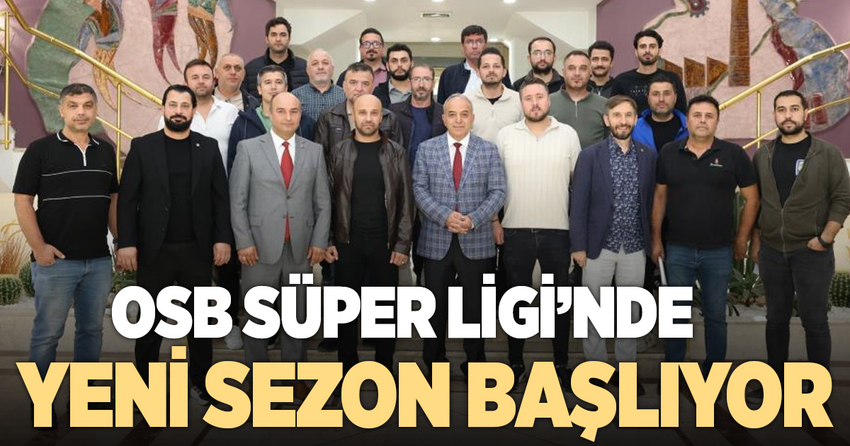 Denizli OSB’de Süper Lig teknik toplantı ve kura çekimi yapıldı