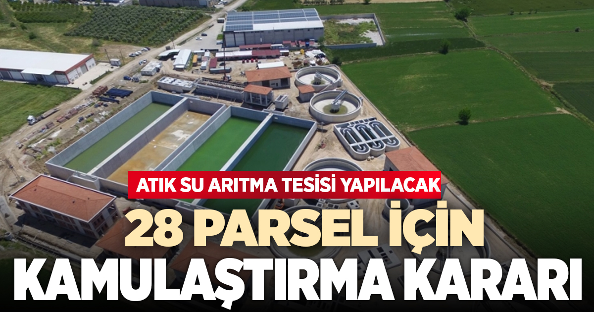 Eskihisar’da 28 parsel arıtma tesisi için acele kamulaştırılacak