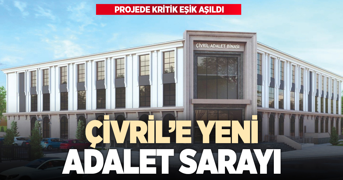 Çivril'in yeni adalet sarayı projesinde kritik eşik aşıldı