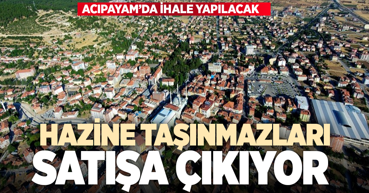 HAZİNE TAŞINMAZLARI SATIŞA ÇIKIYOR