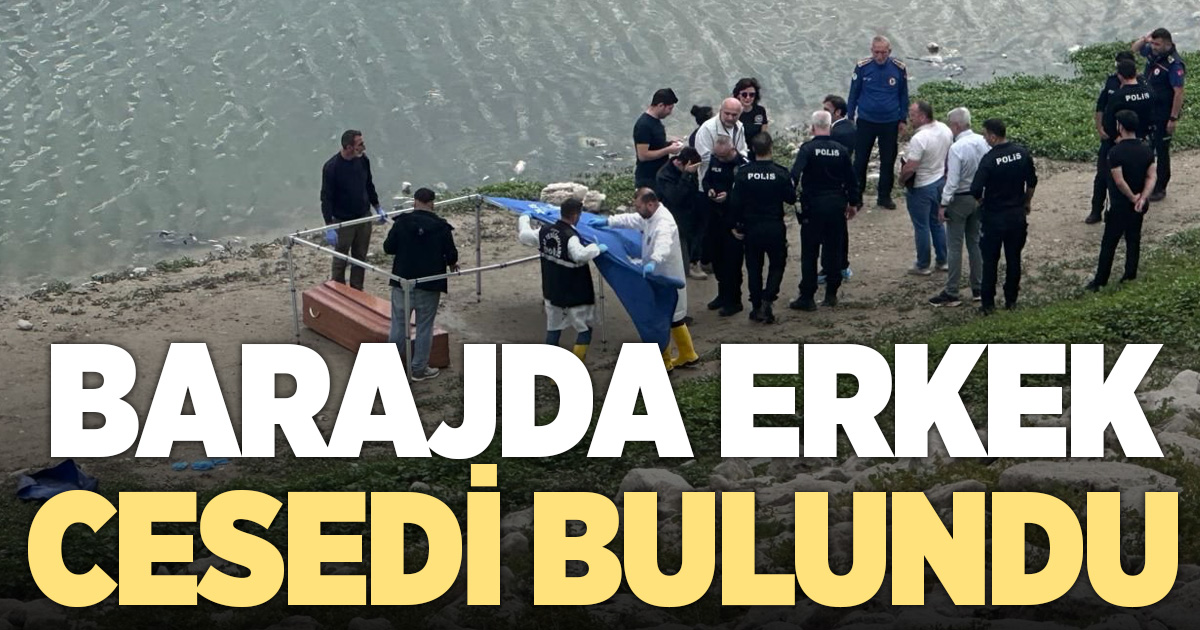 Denizli'de barajda erkek cesedi bulundu