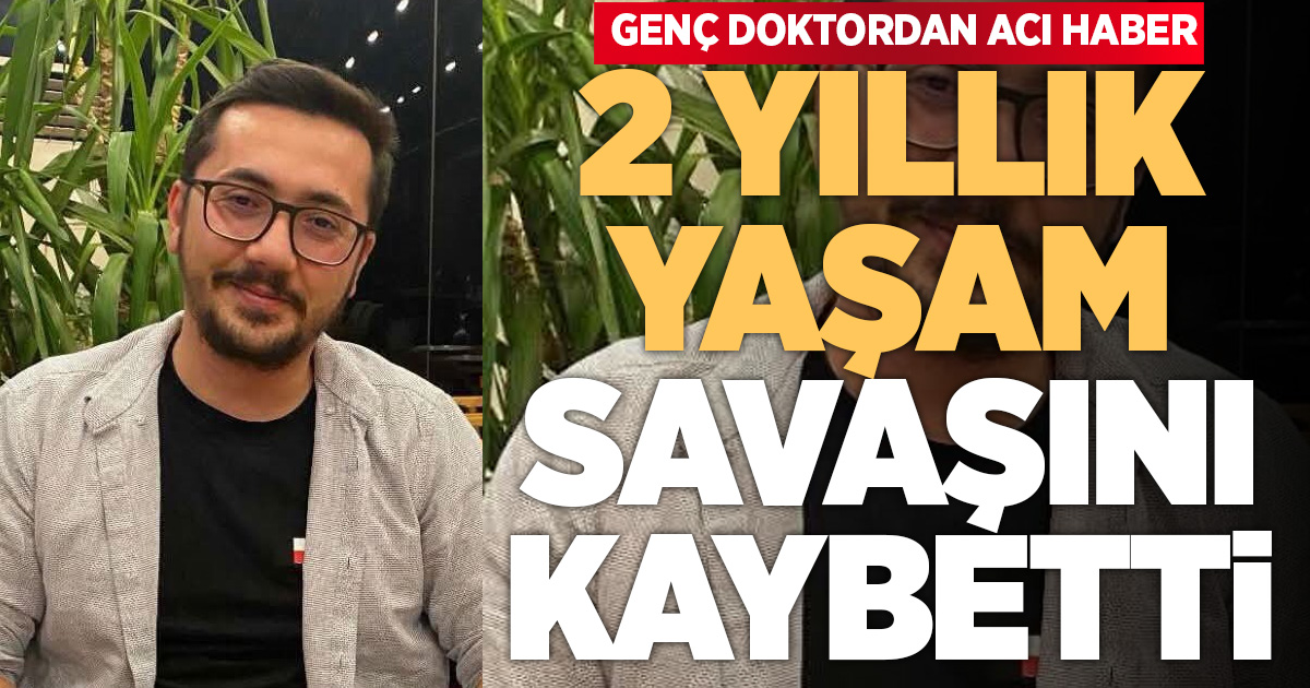 Kazada yaralanan genç doktor 2 yıllık yaşam mücadelesini kaybetti