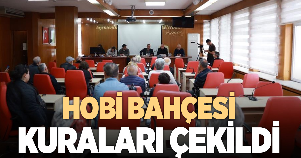 Merkezefendi'de hobi bahçesi kuralari çekildi