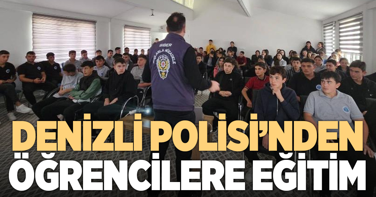Polisten öğrenci, veli ve kamu personeline önemli eğitim
