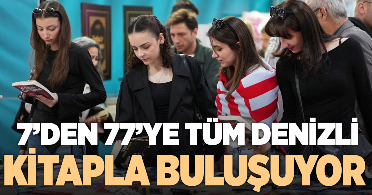 7’den 77’ye tüm Denizli kitapla buluşuyor