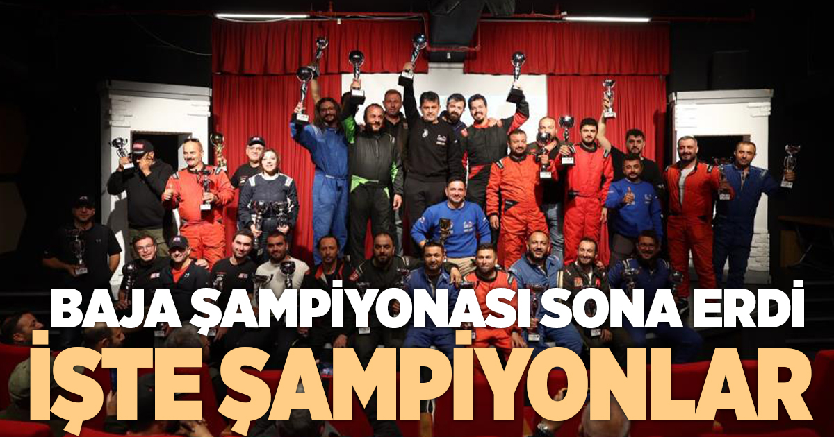 İŞTE ŞAMPİYONLAR