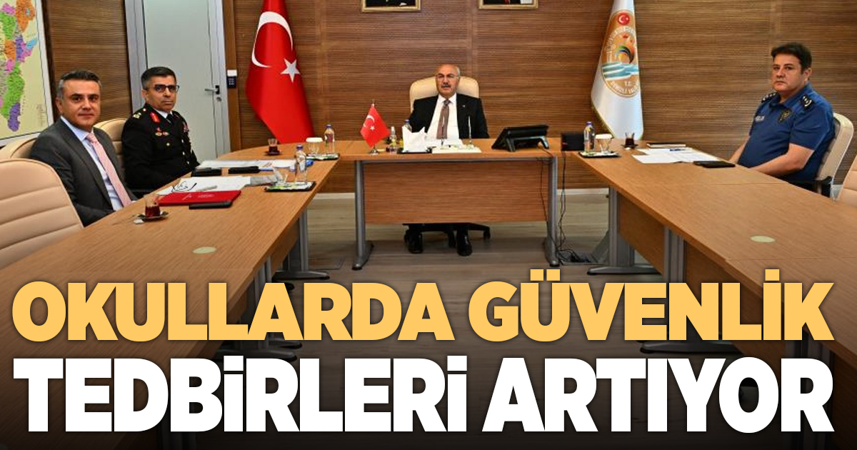 Denizli'de okul güvenliğine yönelik tedbirler aralıksız sürdürülüyor